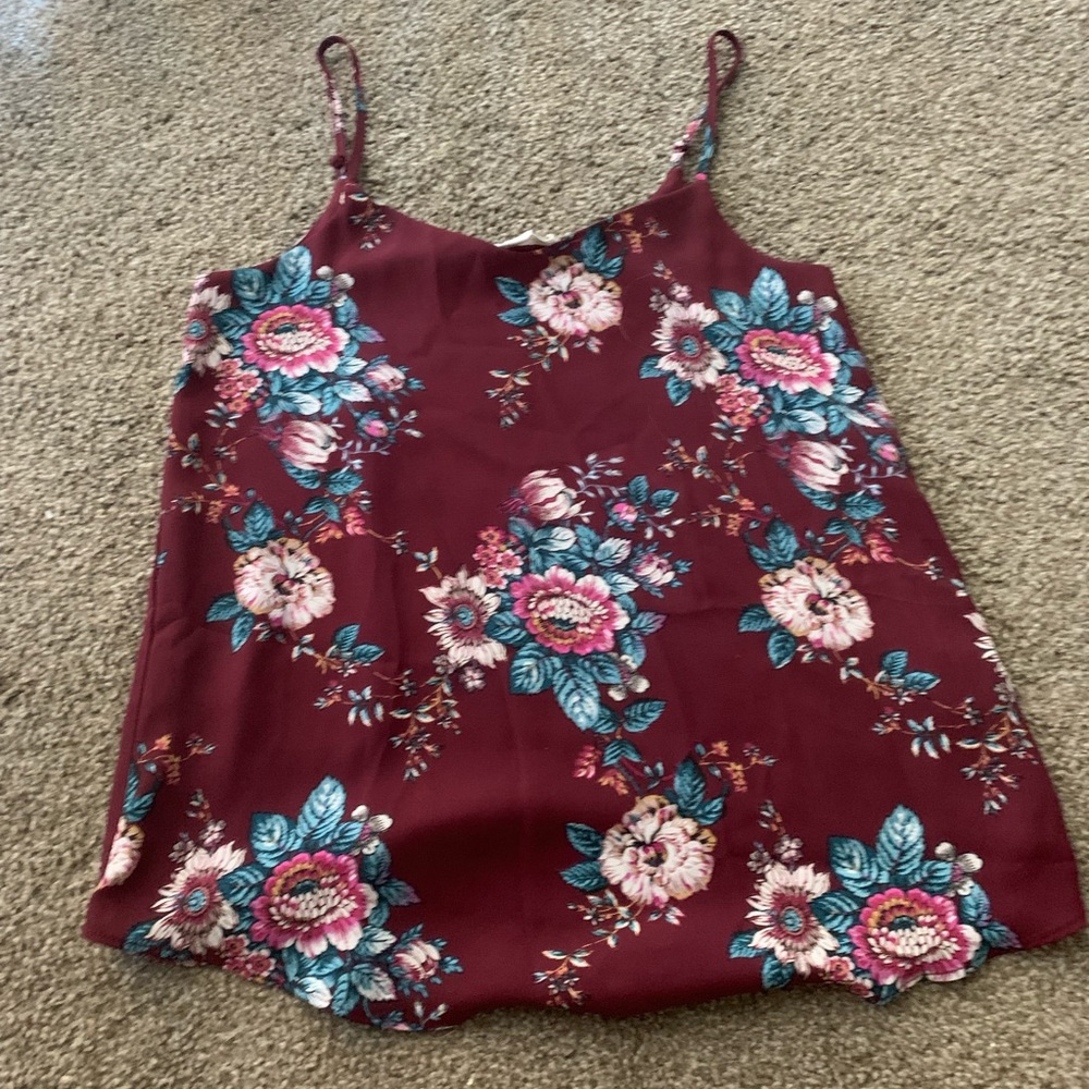 Floral tank top